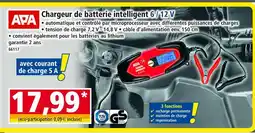 Norma APA Chargeur de batterie intelligent 6/12 V offre