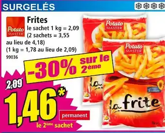 Norma Potato Master Frites offre