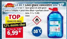 Norma CARFIT 2 en 1 Lave-glace concentré env. 5 l offre
