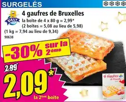 Norma DELY 4 gaufres de Bruxelles offre