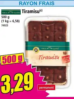 Norma VILLA GUSTO Tiramisu offre