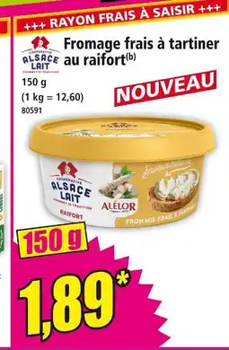 Norma Alsace Lait Fromage frais à tartiner au raifort offre