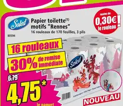 Norma SOLED Papier toilette motifs Rennes offre