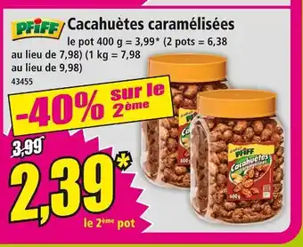 Norma Piff Cacahuètes caramélisées offre