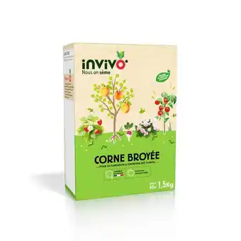 INVIVO Nous on sème Engrais corne broyée INVIVO Nous on sème