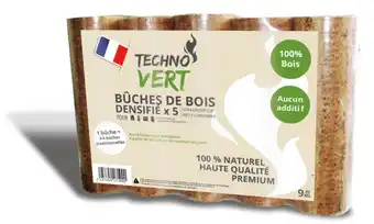 Gamm vert Bûches densifiées Techno Vert offre