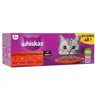 Gamm vert Whiskas Les repas classiques offre