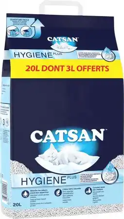 Gamm vert Litière Hygiène+ Catsan offre