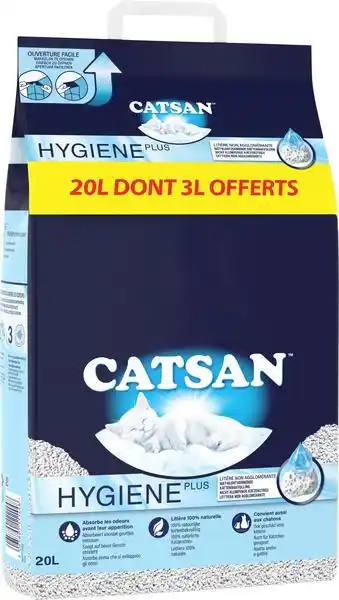 Gamm vert Litière Hygiène+ Catsan offre