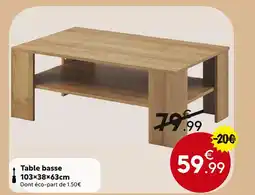 Maxi Bazar Table basse offre