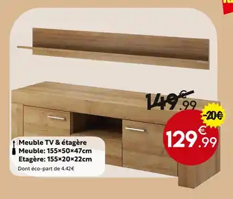 Maxi Bazar Meuble TV & étagère offre