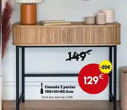 Maxi Bazar Console 2 portes offre