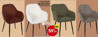 Maxi Bazar Fauteuil Scott velours côtelé offre