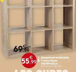 Maxi Bazar Rangement modulaire offre