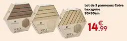 Maxi Bazar Atmosphera Lot de 3 panneaux Colva hexagone offre