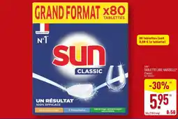 ALDI SUN Tablette lave-vaisselle Classic offre