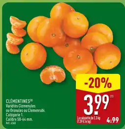 ALDI Clémentines offre