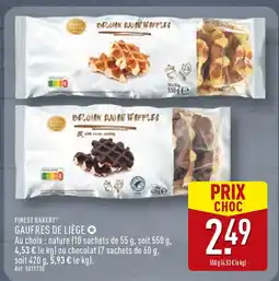 ALDI FINEST BAKERY GAUFRES DE LIÈGE ✪ offre