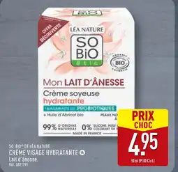 ALDI SO’ BIO DE LÉA NATURE Crème Visage Hydratante offre