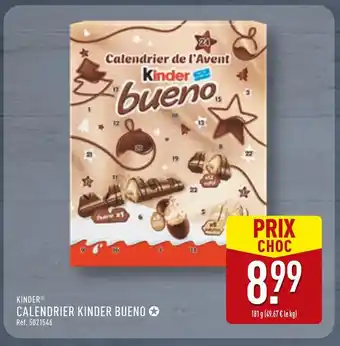 ALDI Kinder Bueno Calendrier offre