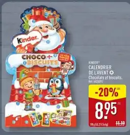ALDI Kinder Calendrier de l'Avent offre