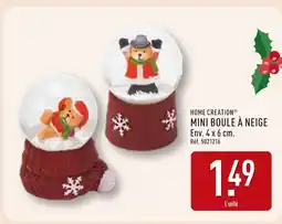 ALDI HOME CREATION Mini boule à neige offre
