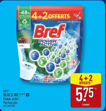 ALDI BREF Blocs wc offre