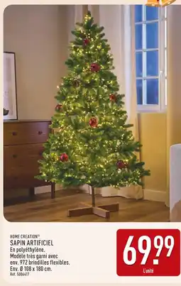 ALDI HOME CREATION SAPIN ARTIFICIEL offre