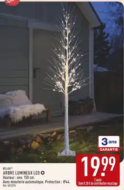 ALDI BELAVI ARBRE LUMINEUX LED offre