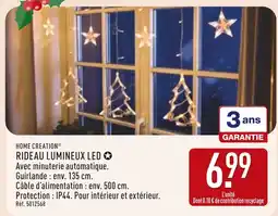 ALDI HOME CREATION Rideau lumineux led offre