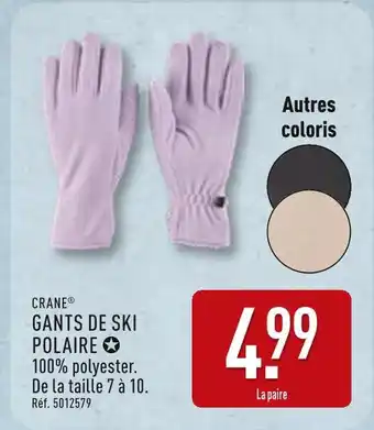 ALDI GANTS DE SKI POLAIRE offre