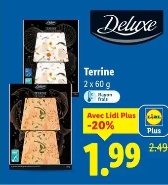 Lidl Deluxe Terrine offre