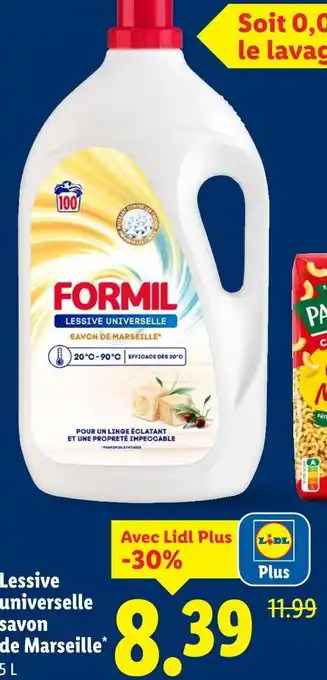 Formil Lessive Universelle Savon de Marseille