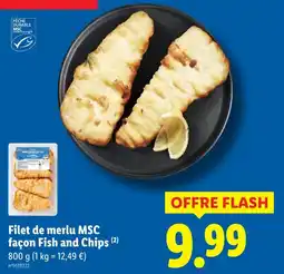 Lidl Filet de merlu MSC façon Fish and Chips offre