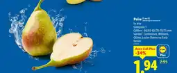 Lidl Poire offre