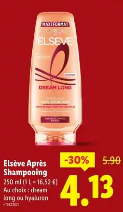 Lidl ÉLSEVE Après Shampooing offre