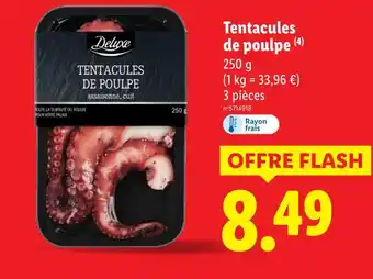 Lidl Deluxe Tentacules de poulpe offre