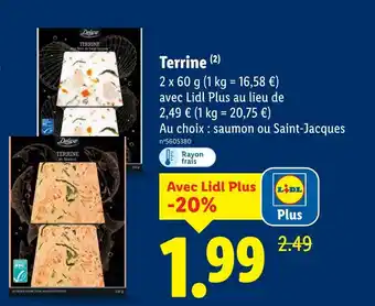 Lidl Deluxe Terrine offre