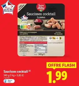 Lidl Saint Alby Saucisses cocktail offre