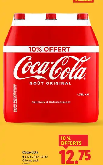 Lidl Coca-Cola Goût Original offre