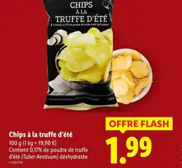 Lidl Chips à la truffe d'été offre