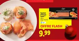Lidl DELUXE Saumon d'Écosse fumé offre