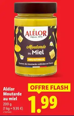 Lidl Alélor Moutarde au miel offre
