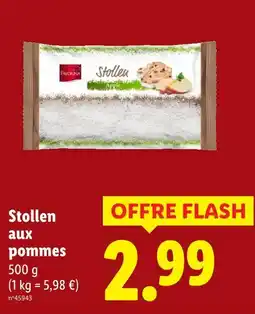 Lidl FAVORINA Stollen aux pommes offre