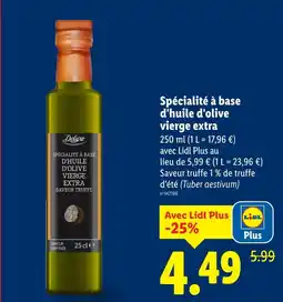 Lidl DELUXE Spécialité à base d'huile d'olive vierge extra offre