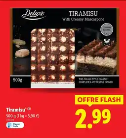 Lidl Deluxe Tiramisu offre