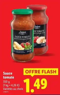 Lidl DELUXE Sauce tomate offre