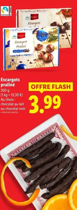 Lidl Favorina Escargots praliné offre