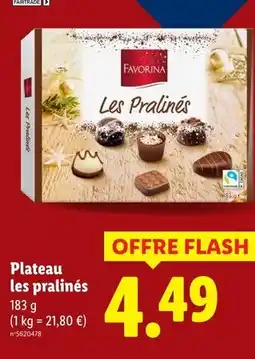 Lidl FAVORINA Plateau les pralinés offre