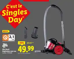Lidl DIRT DEVIL Aspirateur sans sac offre